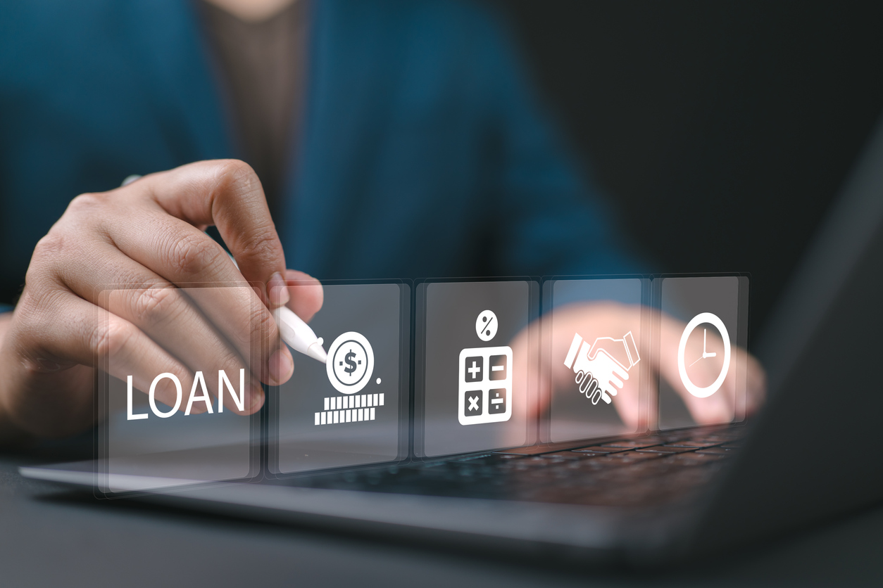 image of business lender considering a loan